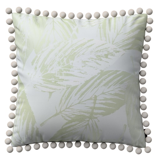 Poszewka Wera na poduszkę 45x45 zielone liście