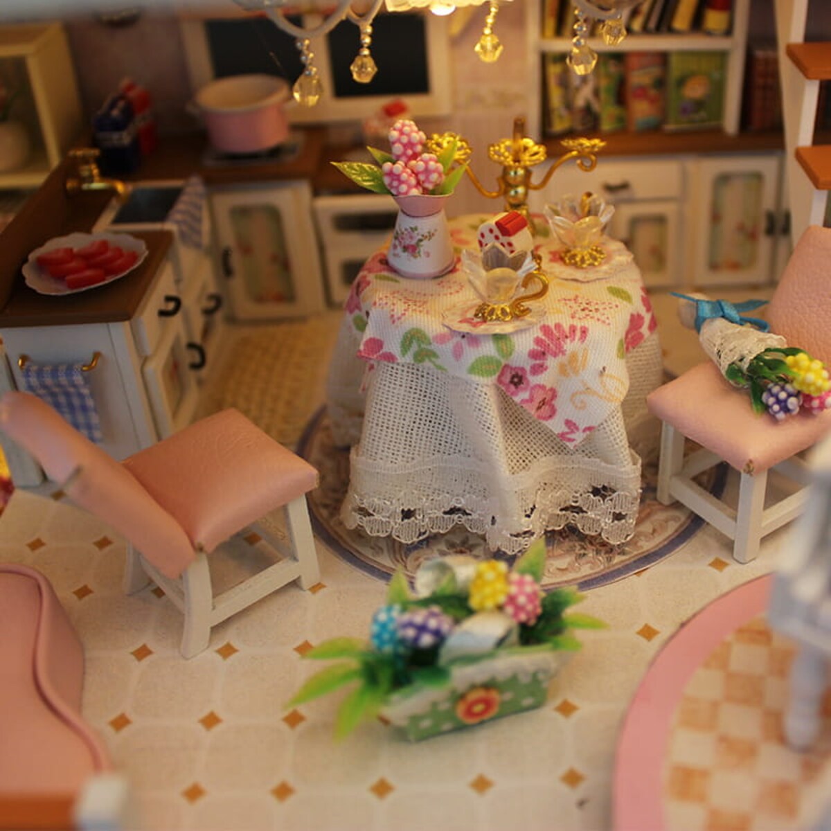 Miniaturowy domek - Lukrowy poranek