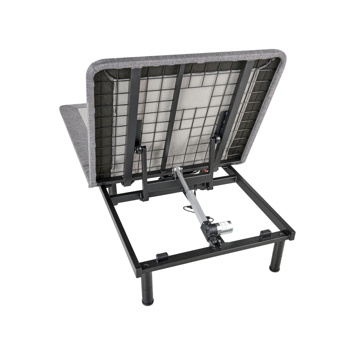 Elektryczny stelaż do łóżka BRUNOY 90 x 200 cm Szary