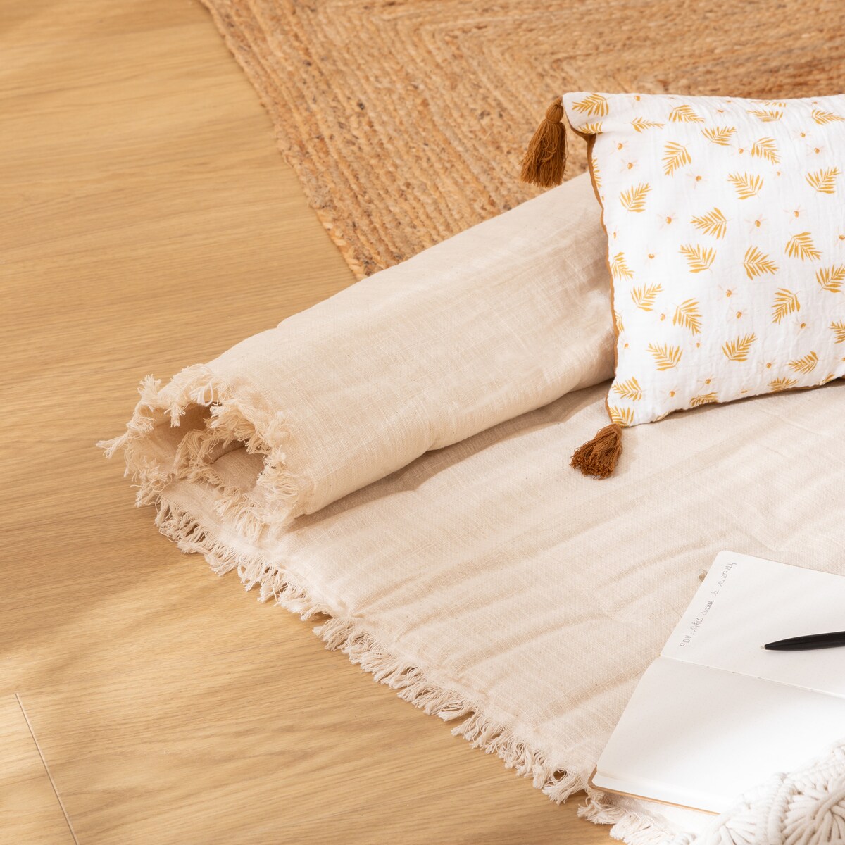 Materac podłogowy DOLCE RIVIERA, bawełniany, 60 x 180 cm