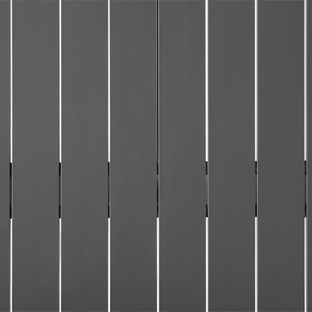 Stół ogrodowy CASCAIS 200 cm 105 cm Metal Szary