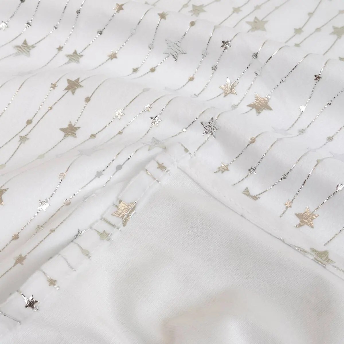 Obrus świąteczny, aksamitny, biały 140x360 cm