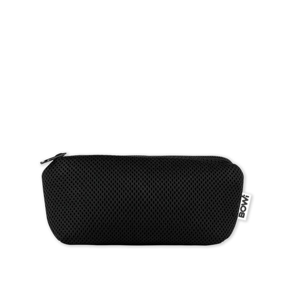 Mała kosmetyczka na zamek czarna 20x11 cm