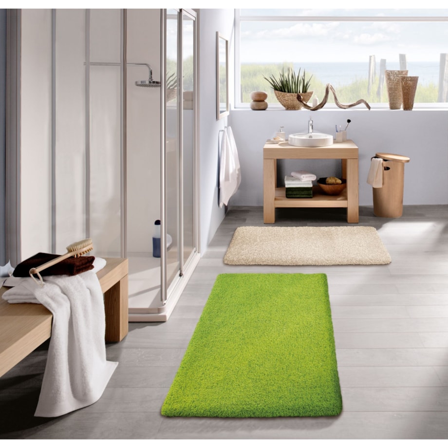 Kleine Wolke Seattle Dywanik łazienkowy zielony 60x 90 cm