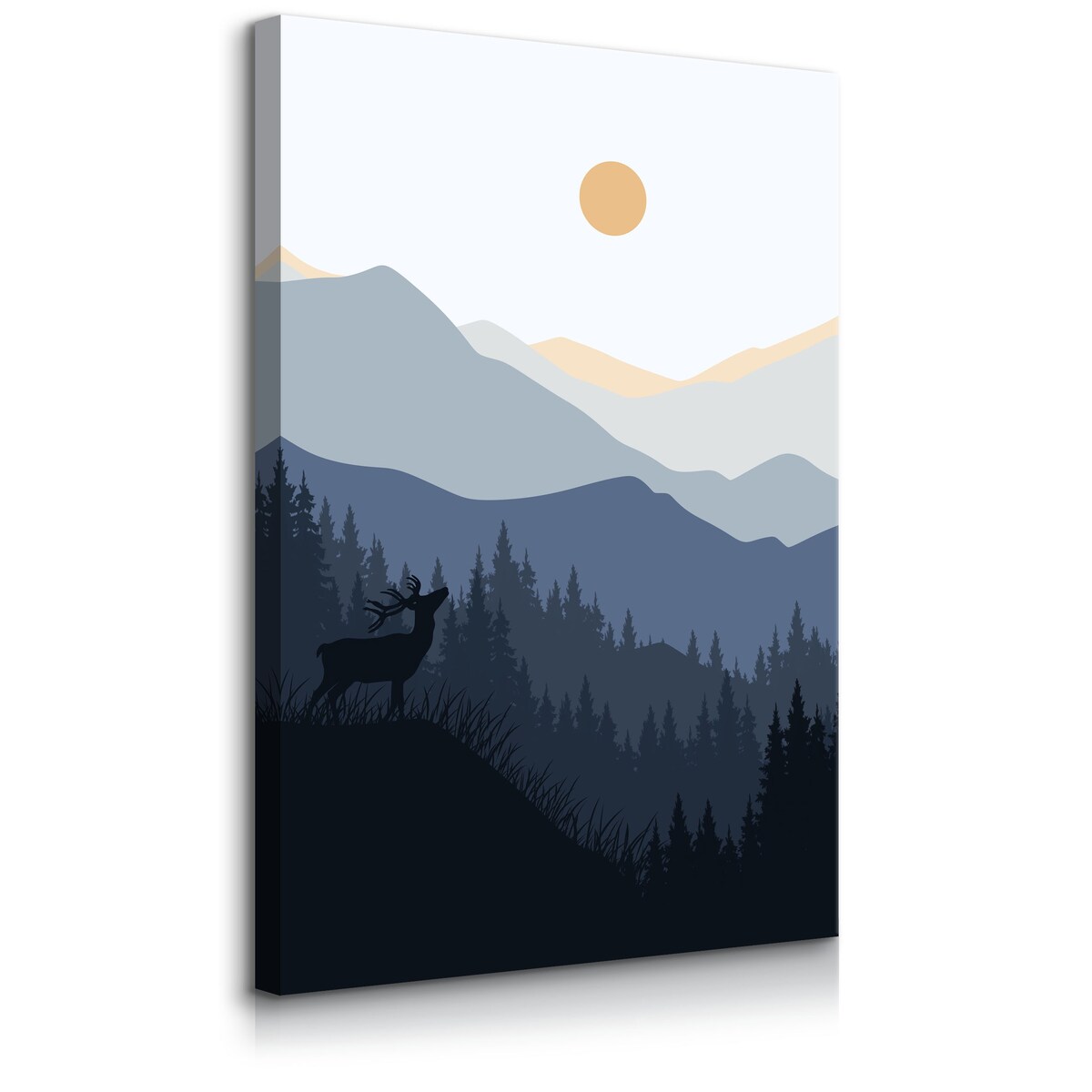 Obraz Jeleń w Górach 30x40cm