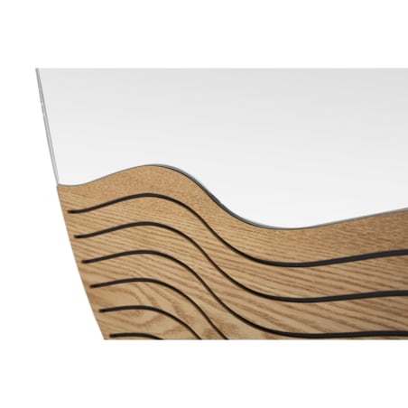 Lustro ścienne Lines, kolor wielokolorowy, płyta MDF, 50 x 1,5 x 80 cm, do salonu i przedpokoju, Mauro Ferretti