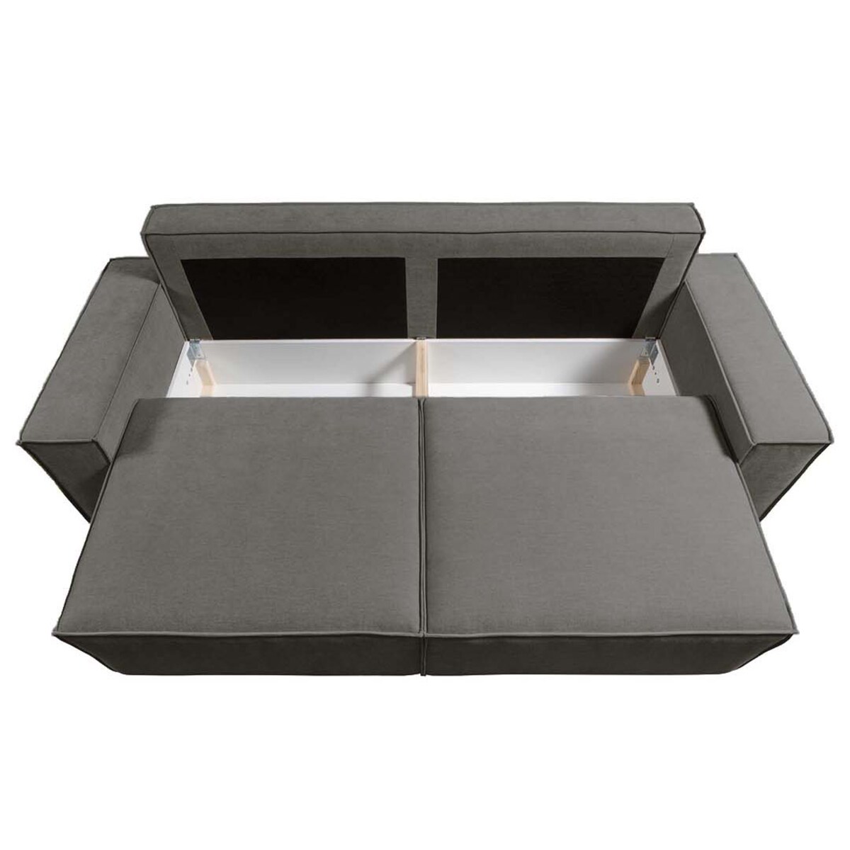 Melow 3-osobowa rozkładana sofa - szara