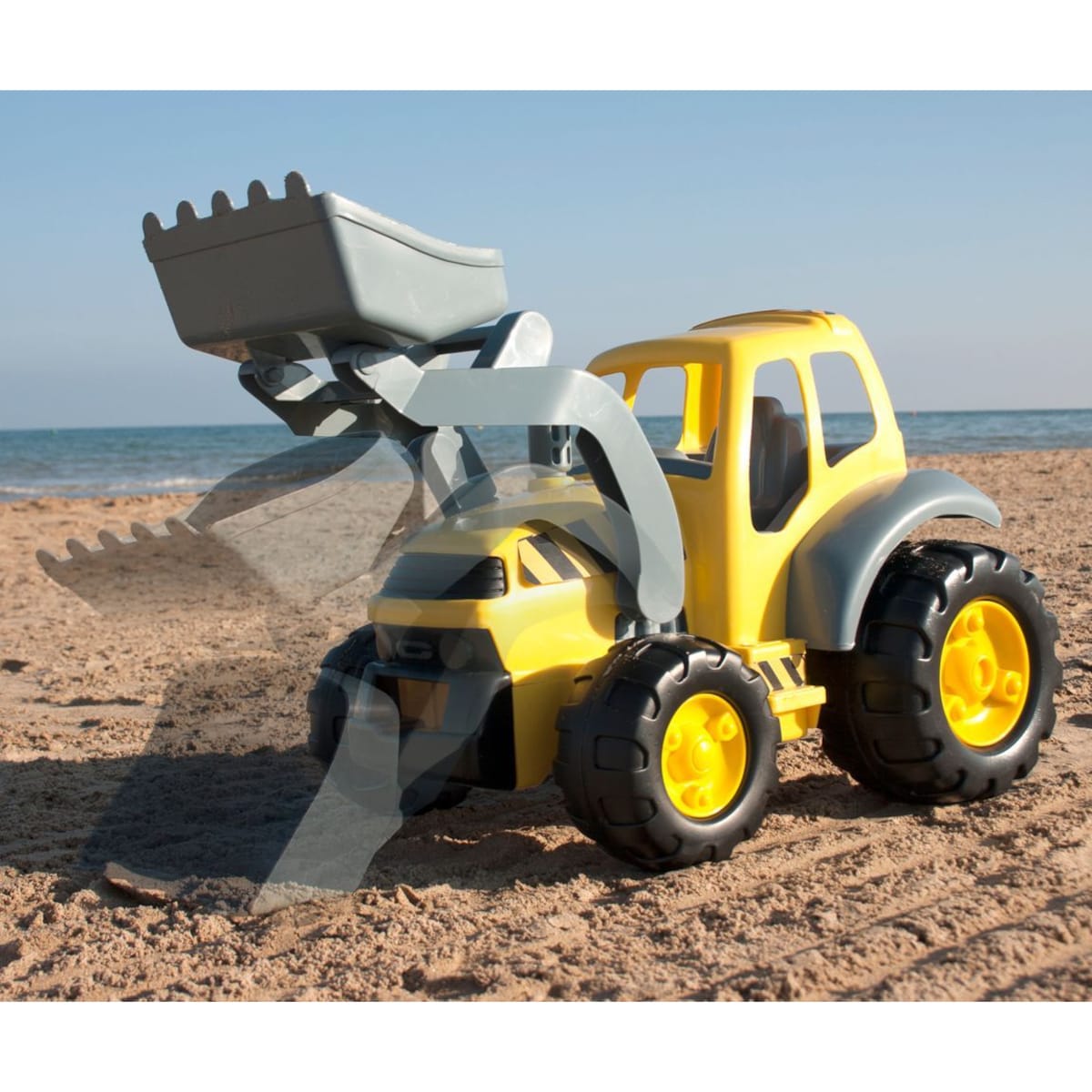 Duży traktor, ciągnik