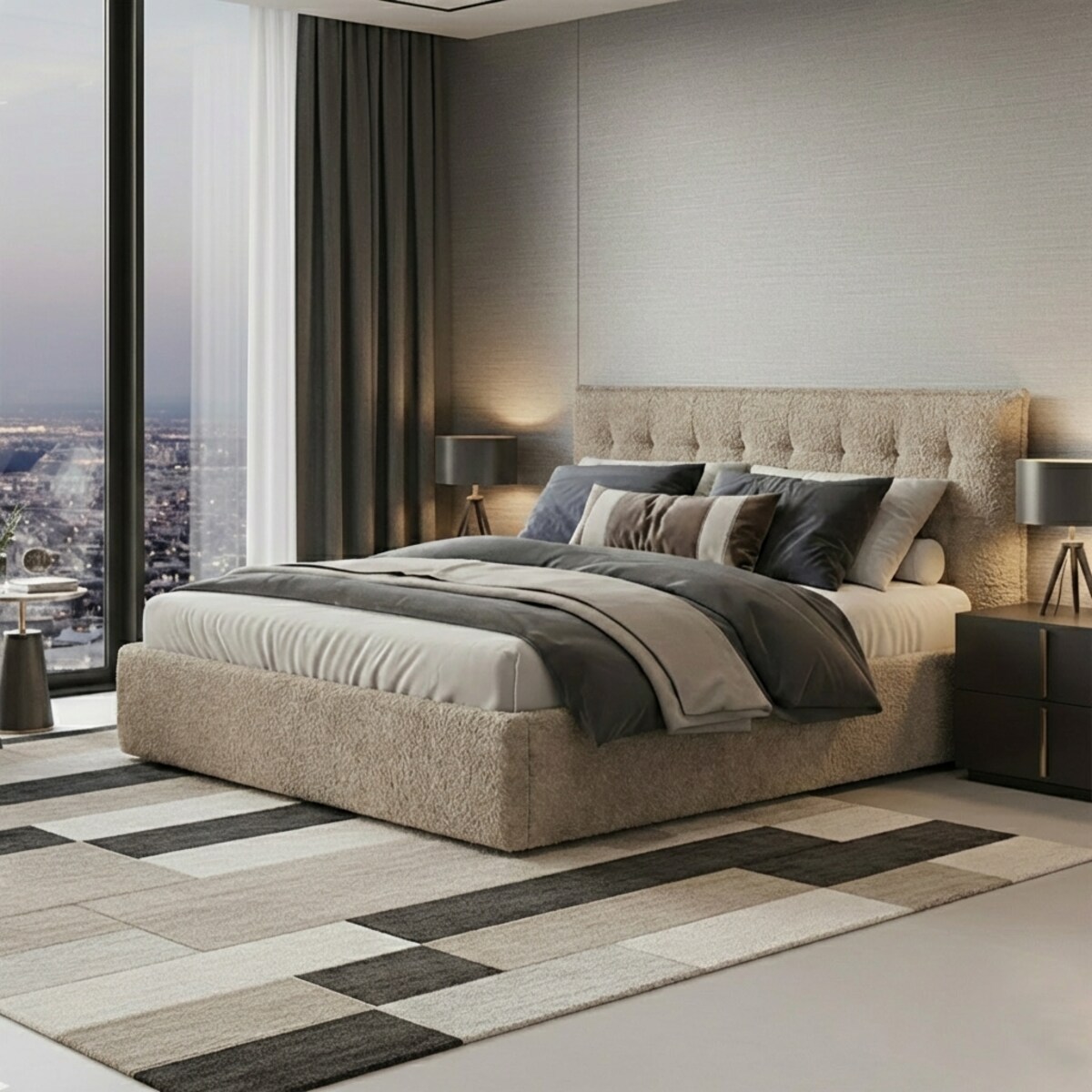 Łóżko Tapicerowane Consul 120X200 Stelaż Pojemnik Na Pościel Loop 03