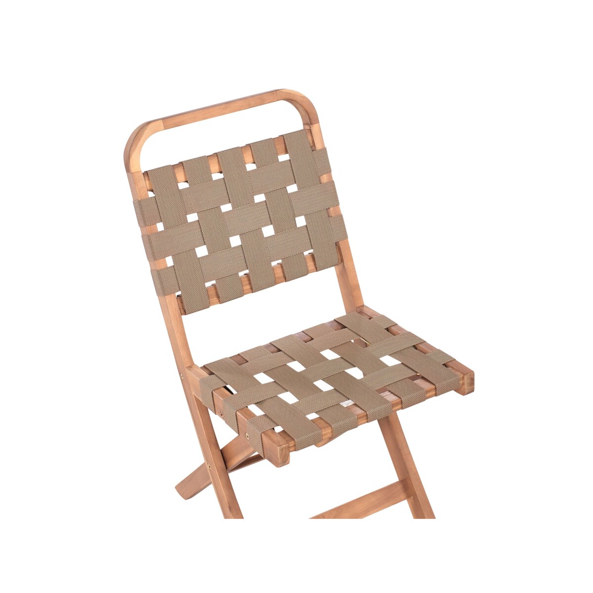 Zestaw mebli balkonowych Składane CALCIANO Certyfikowane drewno akacjowe Brązowy