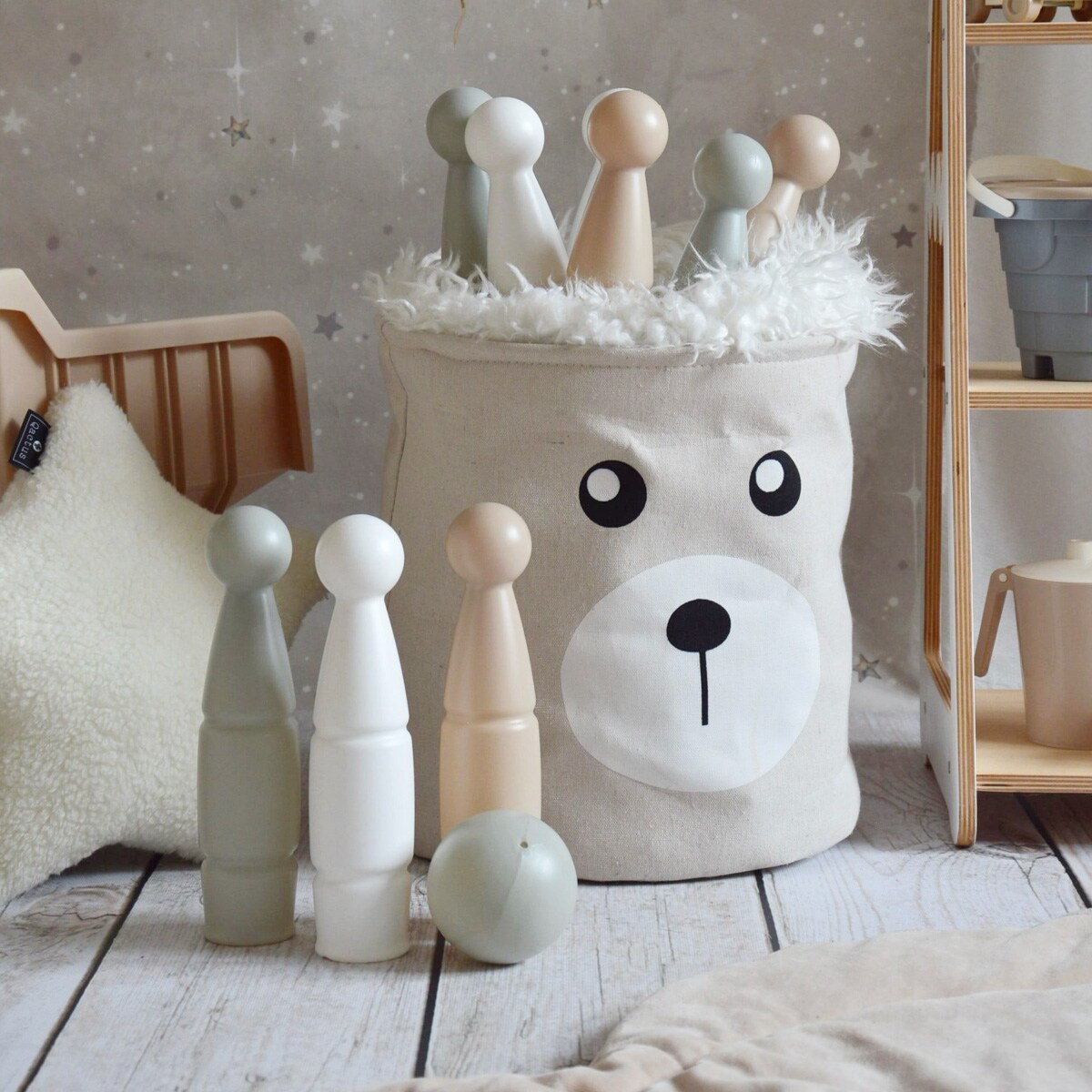 Biszkoptowa Chmurka Zestaw do gry w kręgle 11 el.