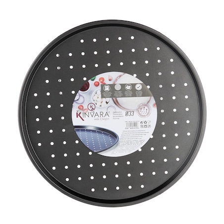 Blacha do pizzy ze stali węglowej, Ø 33 cm