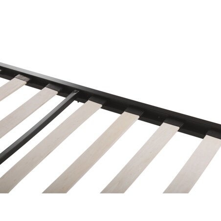 Łóżko metalowe 180 x 200 cm czarne ANTLIA