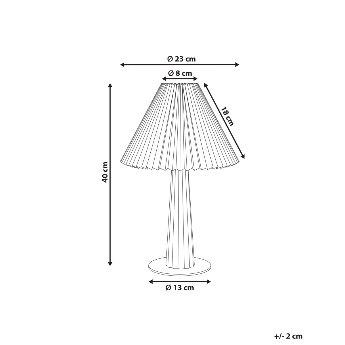 Lampa stołowa ALIGIDE Naturalny