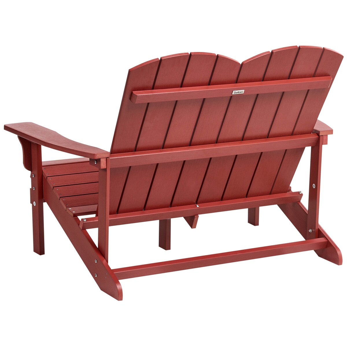 Ławka ogrodowa ADIRONDACK 125 cm Czerwony