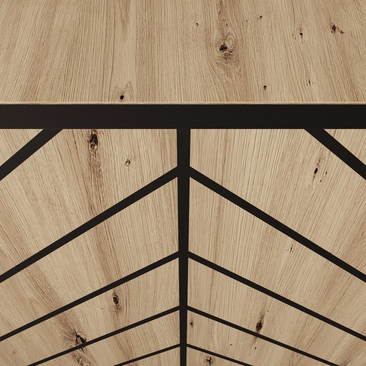 Szafka RTV IGO 200 cm wisząca, do salonu, wzór jodełka- artisan