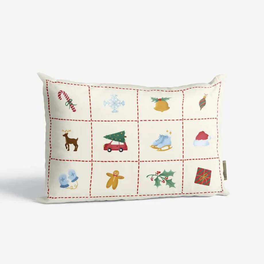 Poduszka świąteczna -Kalendarz
