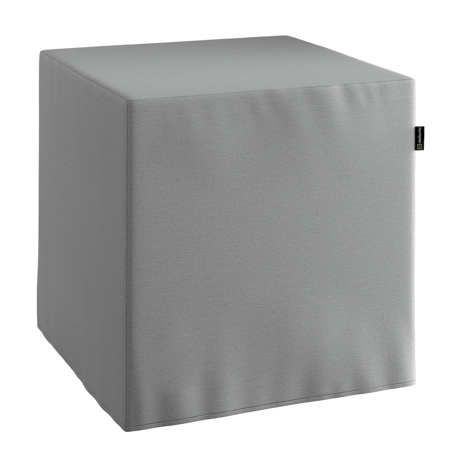 Pufa kostka, szary, 40 x 40 x 40 cm, Loneta