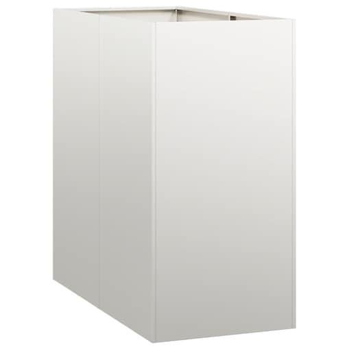 vidaXL Doniczka 40x80x80 cm Stal nierdzewna