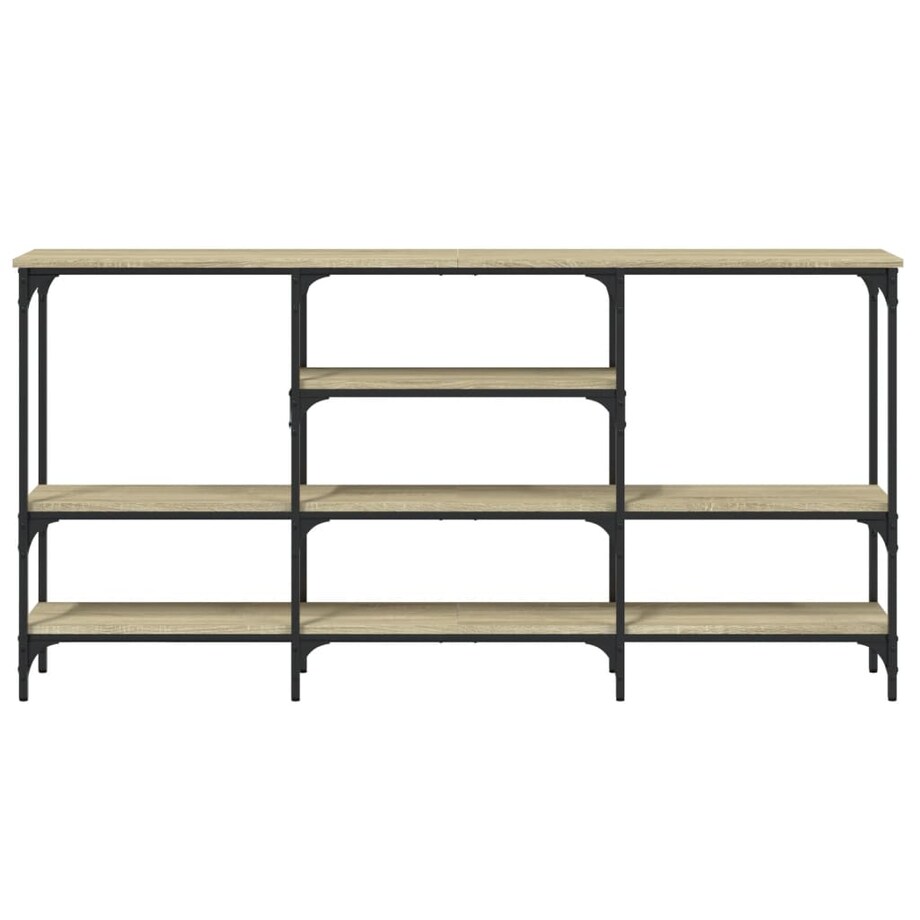 vidaXL Stolik konsolowy, dąb sonoma, 160x29x80 cm