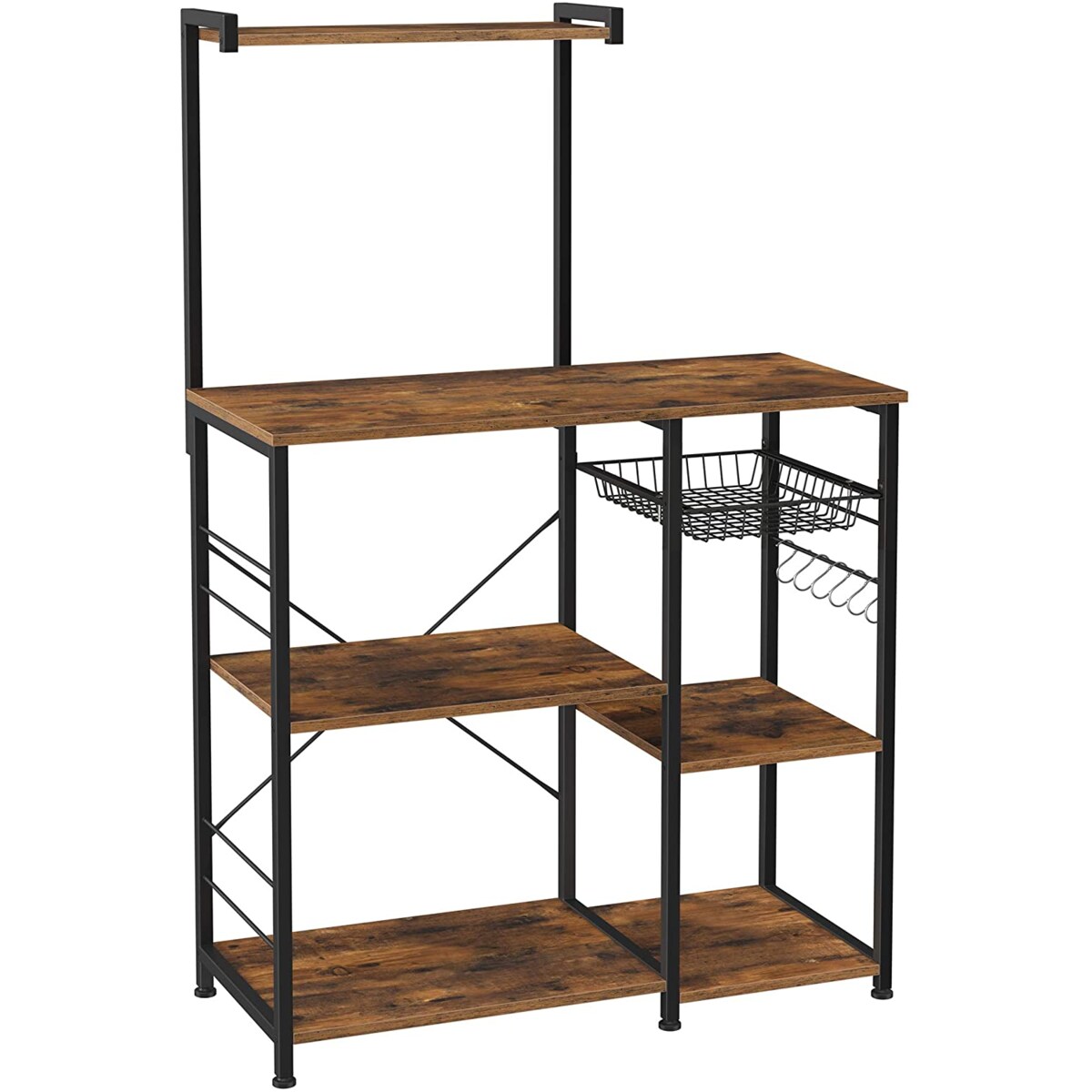 Szafka Kuchenna do przechowywania prostokątna brązowa