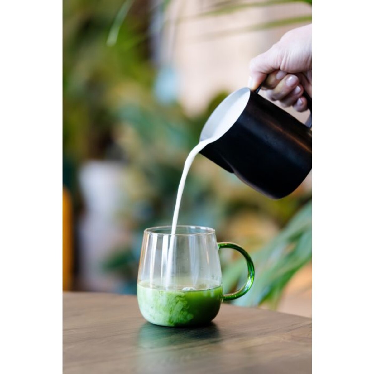 Komplet 2 szklanek z zielonym uchem 400 ml Bolla 1142