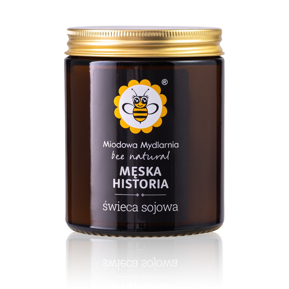 Męska Historia - świeca z wosku sojowego