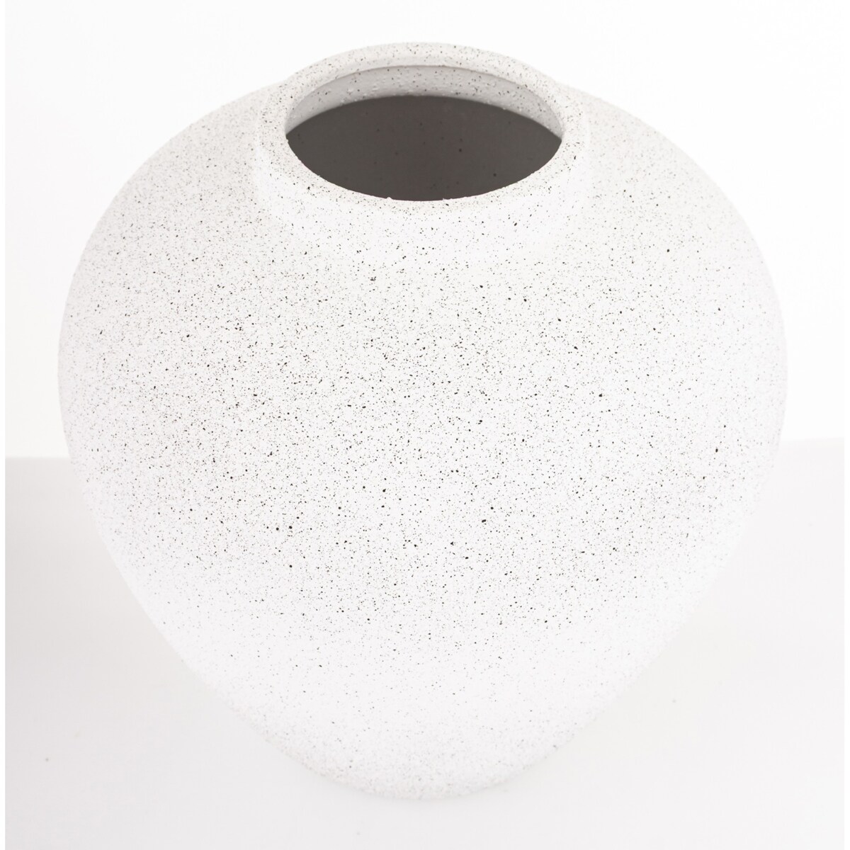 Wazon ceramiczny 26x21x21 cm FLORIDA biały