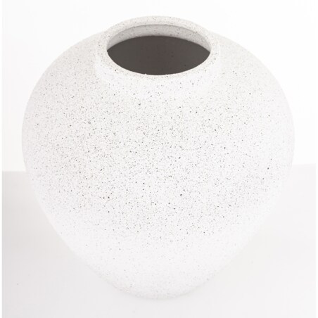 Wazon ceramiczny 26x21x21 cm FLORIDA biały