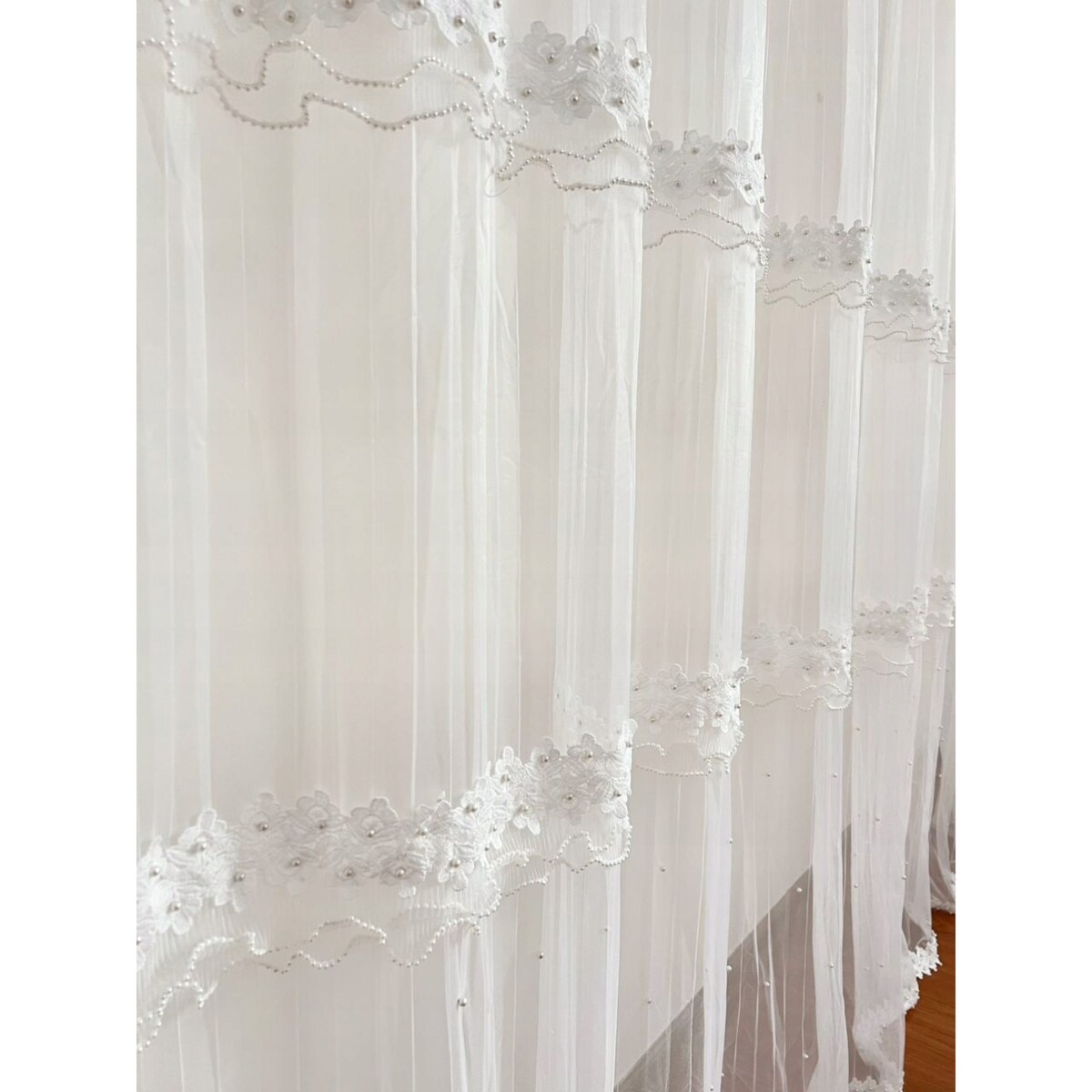 Firana dekoracyjna EMMA 140x250 | PRZELOTKI