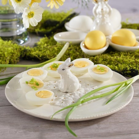 VILLA ITALIA Talerz wielkanocny z zajączkiem 24 cm BUNNY