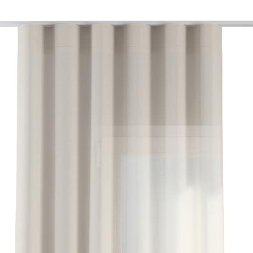 Zasłona na taśmie wave 130x245 kremowy