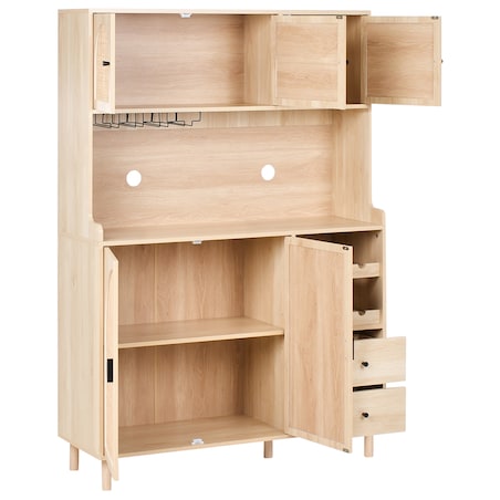 Kredens CAMPBELLTON 120 cm Jasnobrązowy