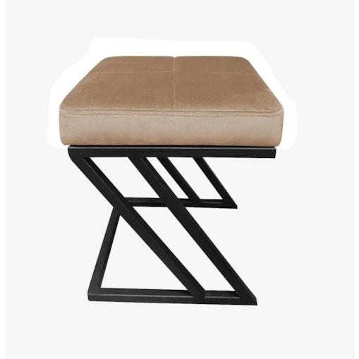 Pufa ZAZU MG VELVET beżowa