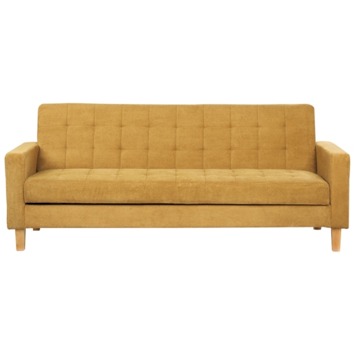 Sofa rozkładana żółta VEHKOO