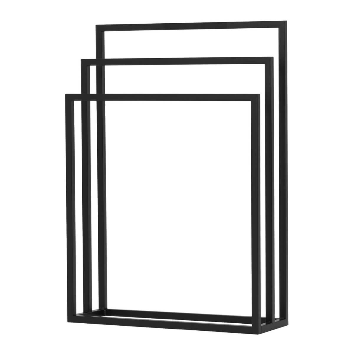Potrójny wieszak łazienkowy Kaja Home KS-11 WIESZAK TOWEL III Kaja metalowy czarny