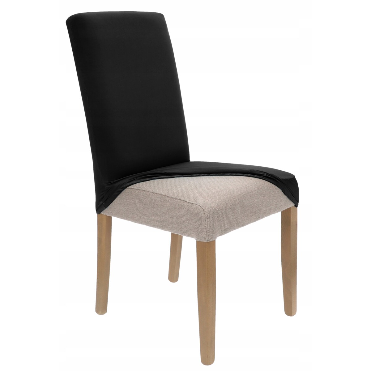 POKROWIEC NA KRZESŁO CZARNY ELASTYCZNY [21B]