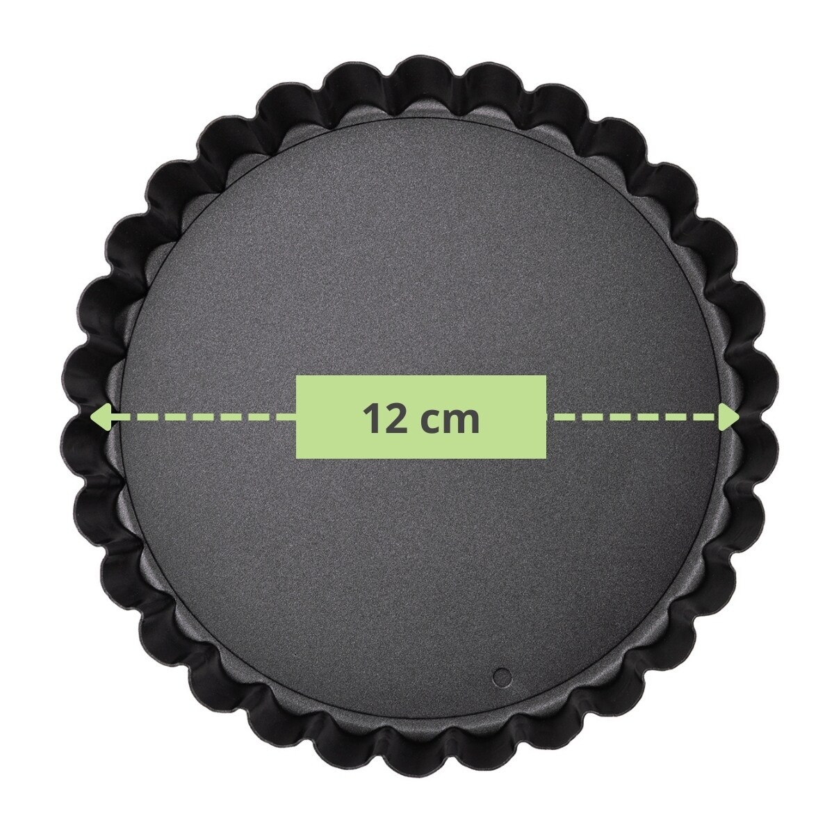 Forma do pieczenia tarty 12cm z wyjmowanym dnem KAMILLE