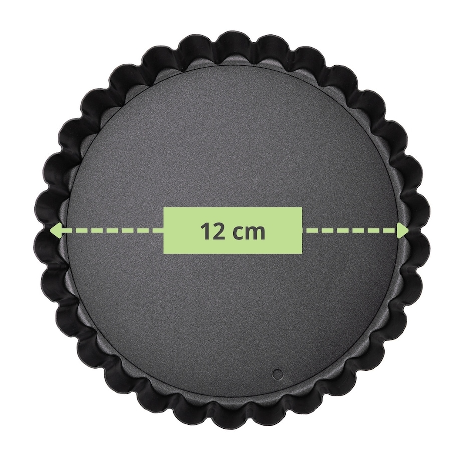 Forma do pieczenia tarty 12cm z wyjmowanym dnem KAMILLE