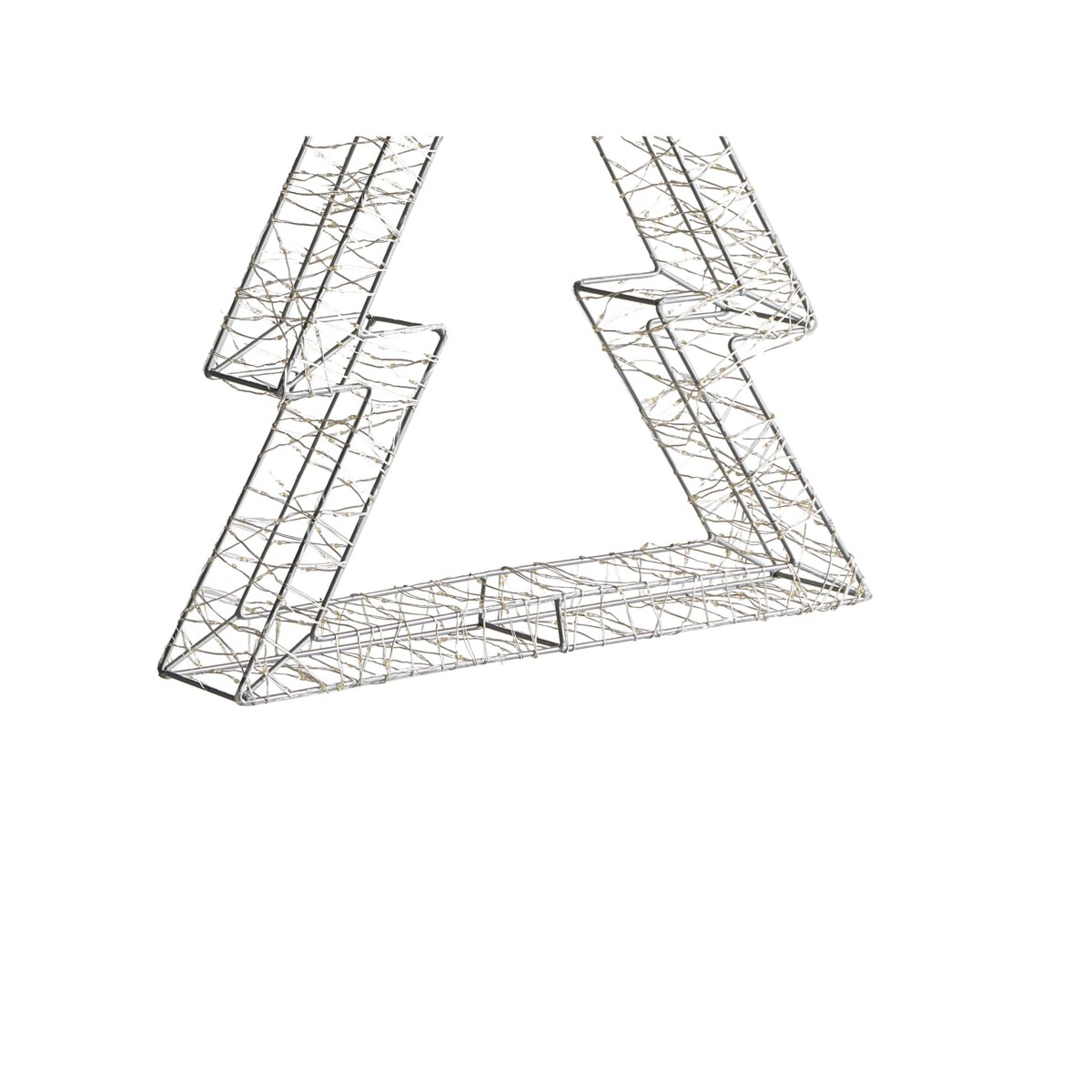 Dekoracja ogrodowa LED AKERAN Choinka 60 cm Srebrny