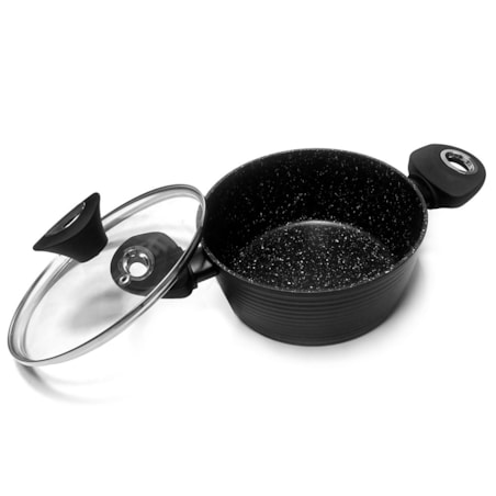 Zestaw garnków z powłoką granitową Marmo 12 ele. KLAUSBERG