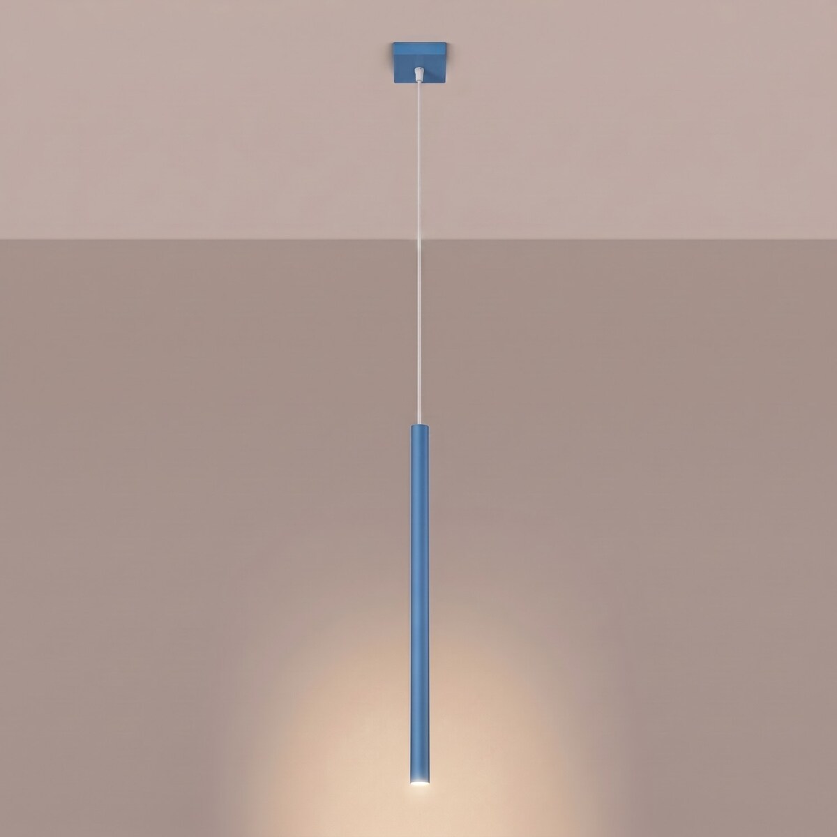 Lampa wisząca PASTELO 1 błękitna