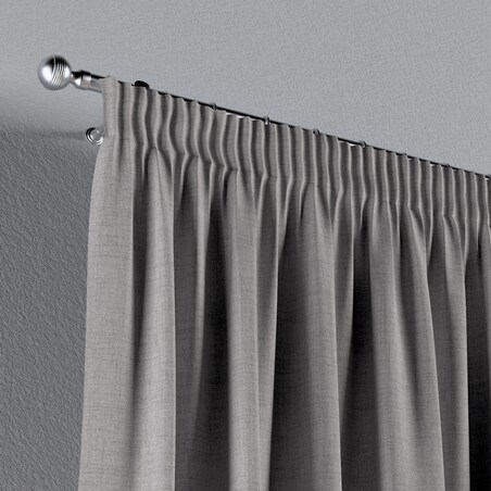 Zasłona na taśmie marszczącej 1 szt. 130x245 szarobeżowy melanż
