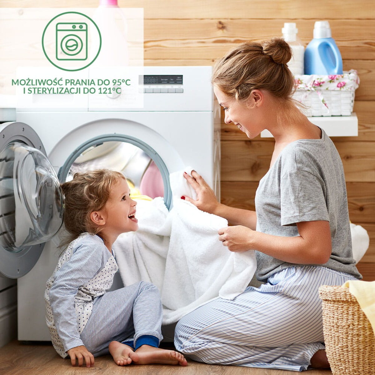 Ochraniacz na materac wodoodporny, rozmiar 200x220 Bonson kolor biały