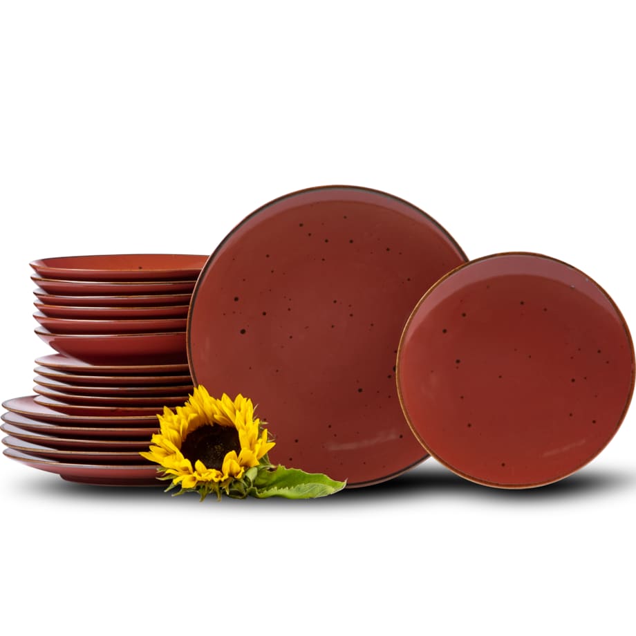 Konsimo ALUMINA Serwis obiadowy 6os. (18el.)