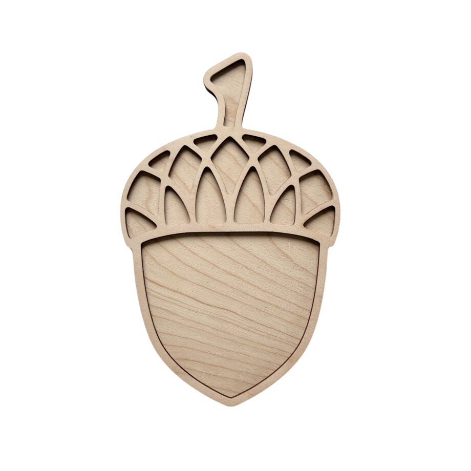 Wysypywanka sensoryczna ŻOŁĘDZIE drewniana jesienna montessori