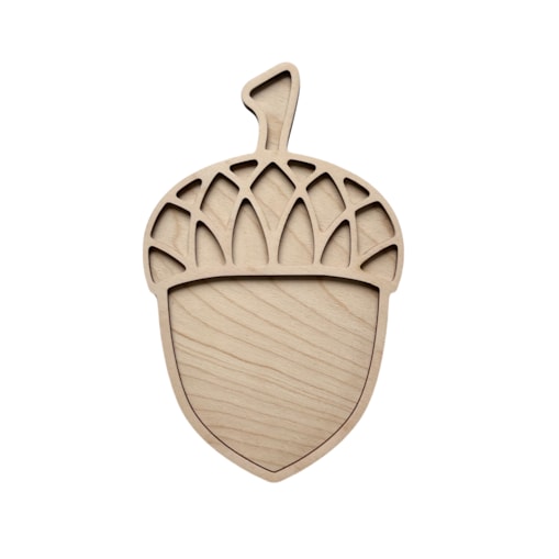 Wysypywanka sensoryczna ŻOŁĘDZIE drewniana jesienna montessori