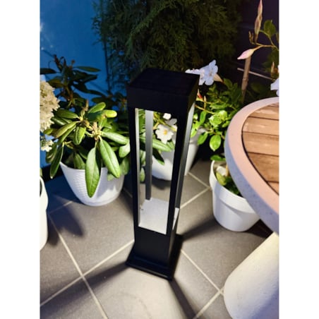 Lampka Słupek Ogrodowa 20 Led Solarna 60Cm Stojąca Na Pilot 3 Tryby Światła