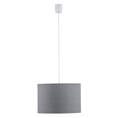 Salonowa okrągła lampa zwieszana Rondo 3462 TK Lighting tkaninowy szary