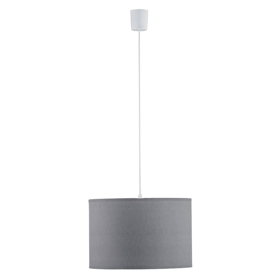 Salonowa okrągła lampa zwieszana Rondo 3462 TK Lighting tkaninowy szary